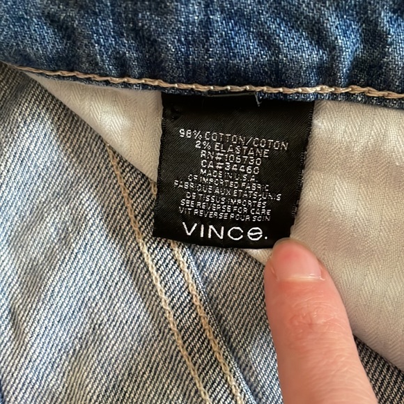 Vince Mason relaxed rolled distressed jeans - Picture 11 of 12